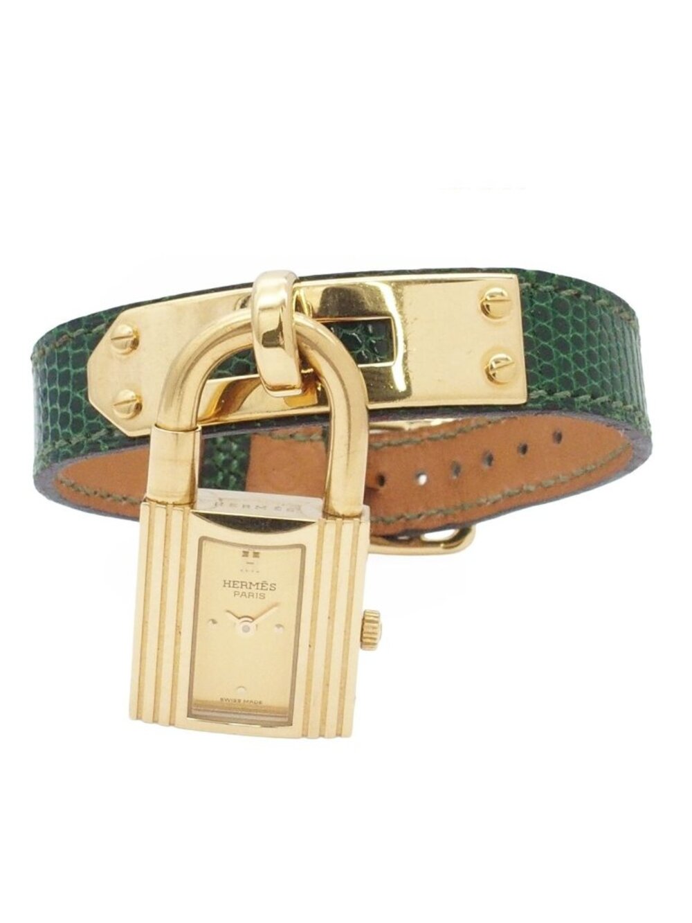 Hermes Kelly Watch Gold